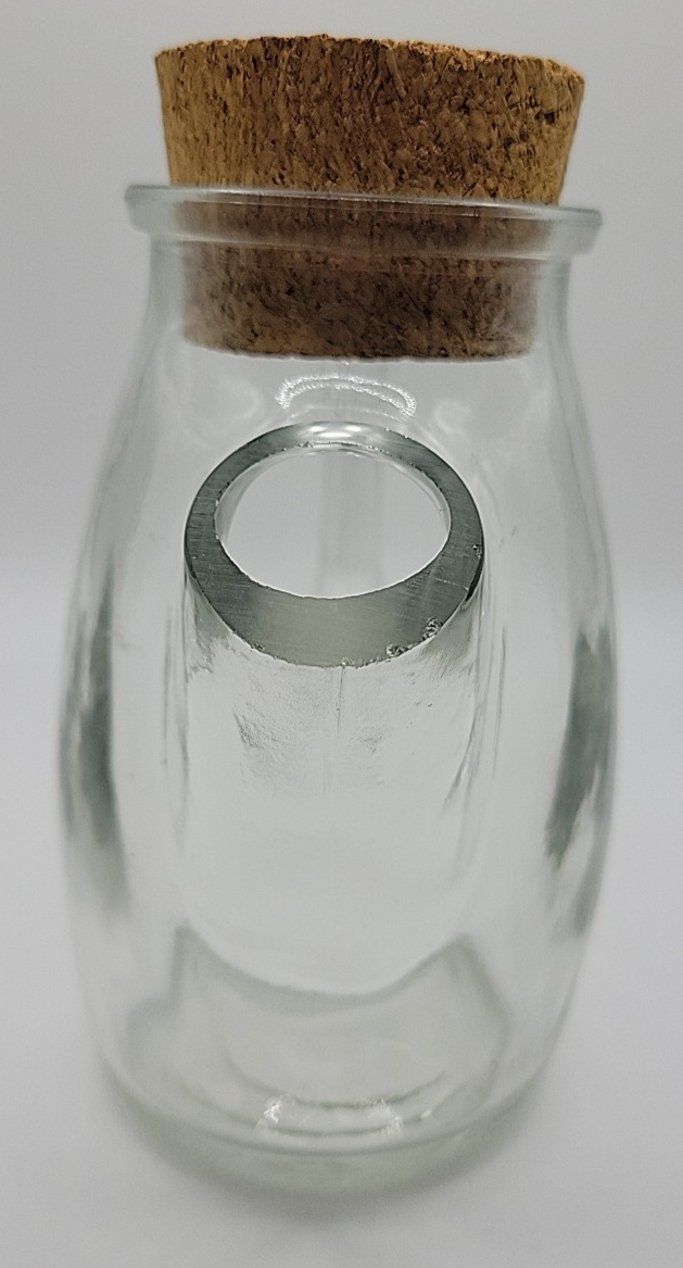 Westmoreland Snub Nose Clear Glass Pitcher With Cork