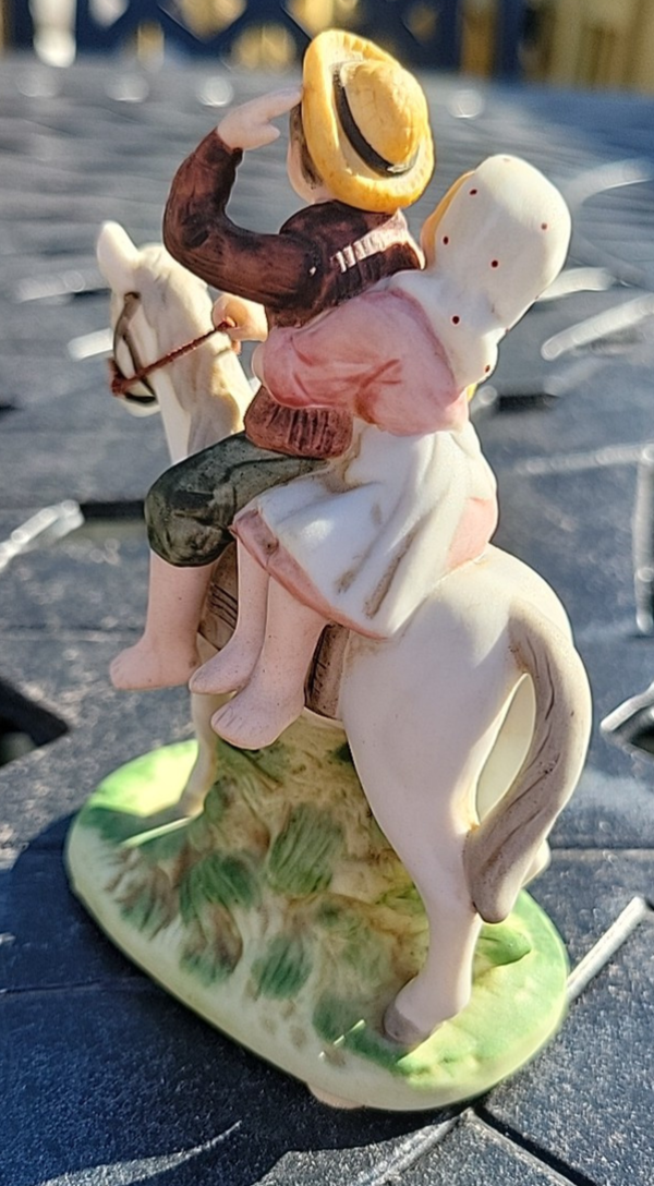 Vintage Norman Rockwell's OFF TO SCHOOL Figurine 1984