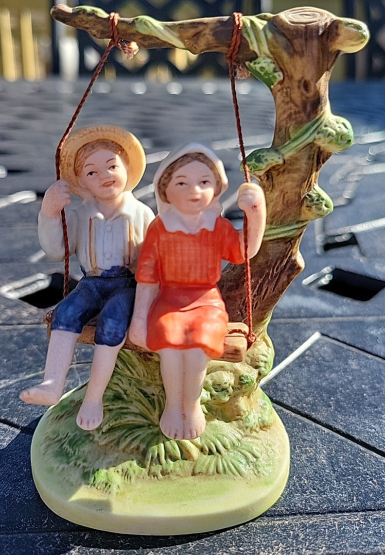 Vintage Norman Rockwell's SUMMER FUN Figurine 1983