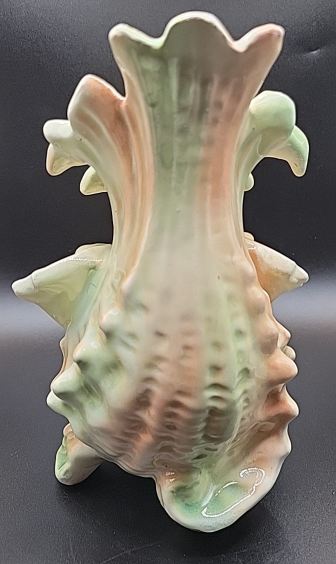 VINTAGE PAUL'S GIFTS CONCH SHELL PLANTER ITALY NOS 4266A