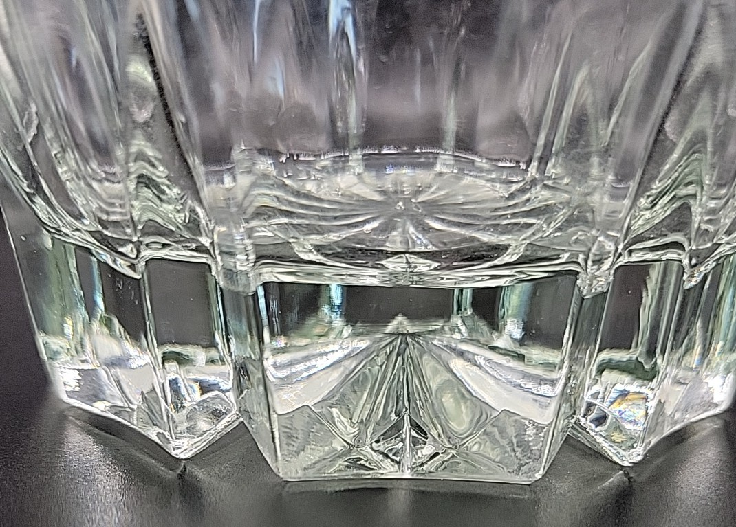 VINTAGE PRINCESS HOUSE 1980'S CRYSTAL ETCHED FLORAL ICE BUCKET
