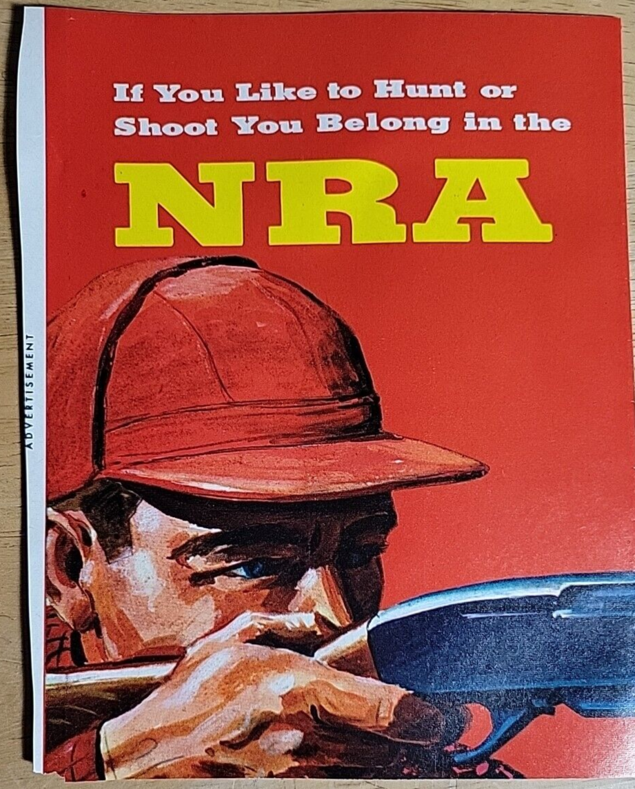Vintage Pull Out Booklet 'The Story Of The National Rifle Association' 1960's