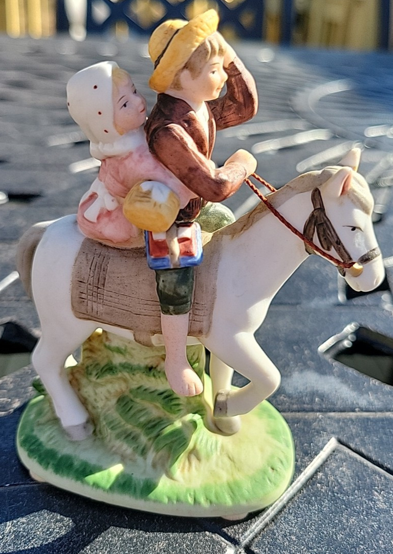 Vintage Norman Rockwell's OFF TO SCHOOL Figurine 1984