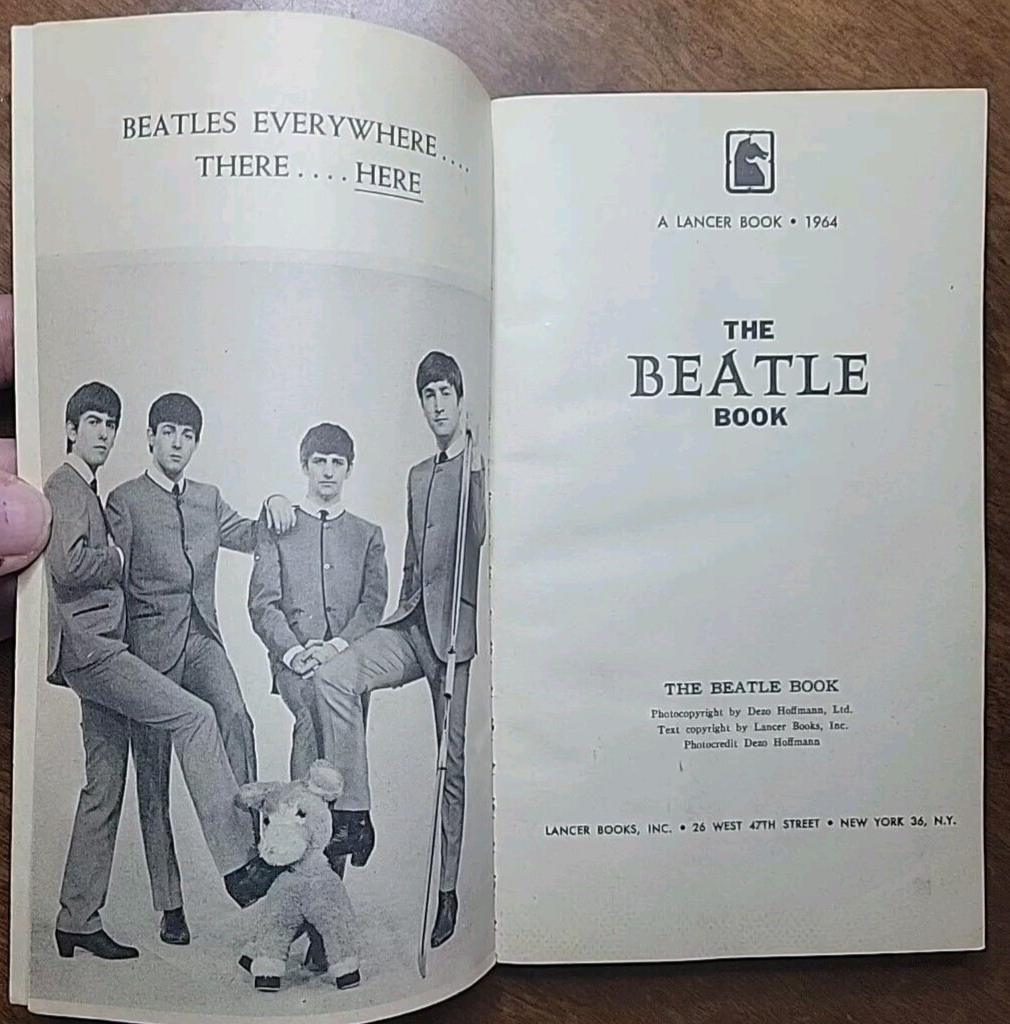 'The Beatle Book' 1964 A Lancer Special All You Want To Know Lives Loves Music