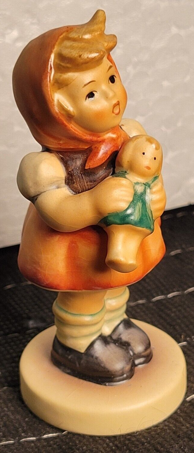Vintage Hummel Goebel Girl With Doll #239, Figurine TMK3 3.5 Inches