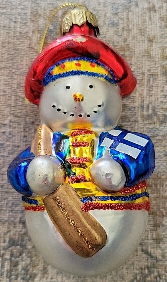 2001 Thomas Pacconi Classics, Tree Ornament Christmas Finland Snowman