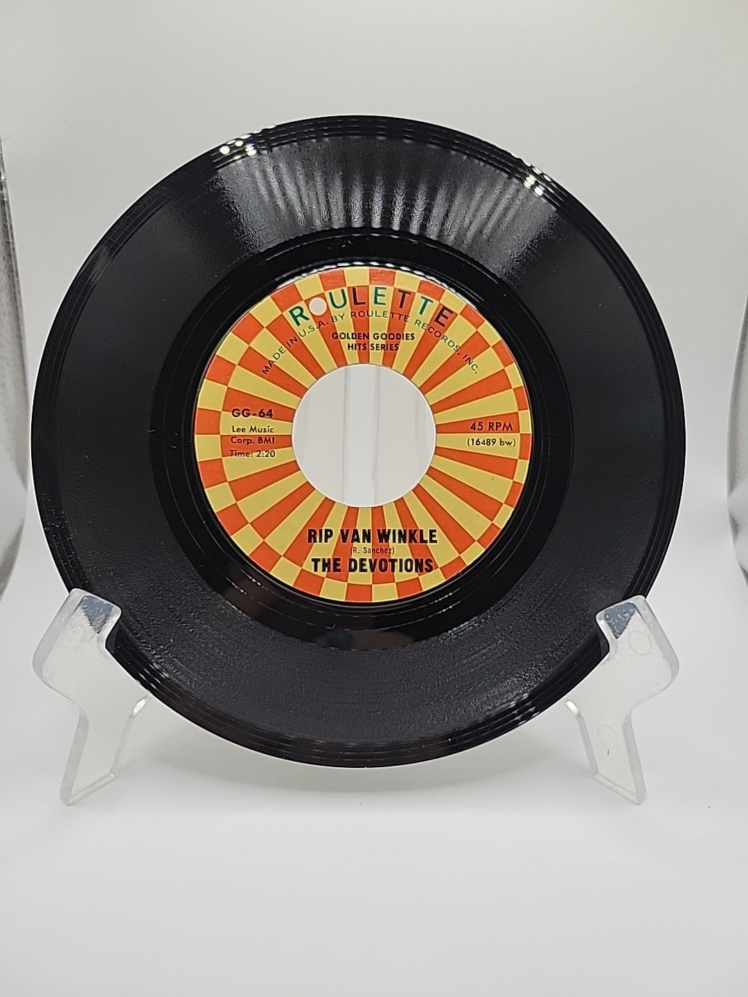 Darrell & The Oxfords PICTURE IN MY WALLET & The Devotions Roulette Records 45