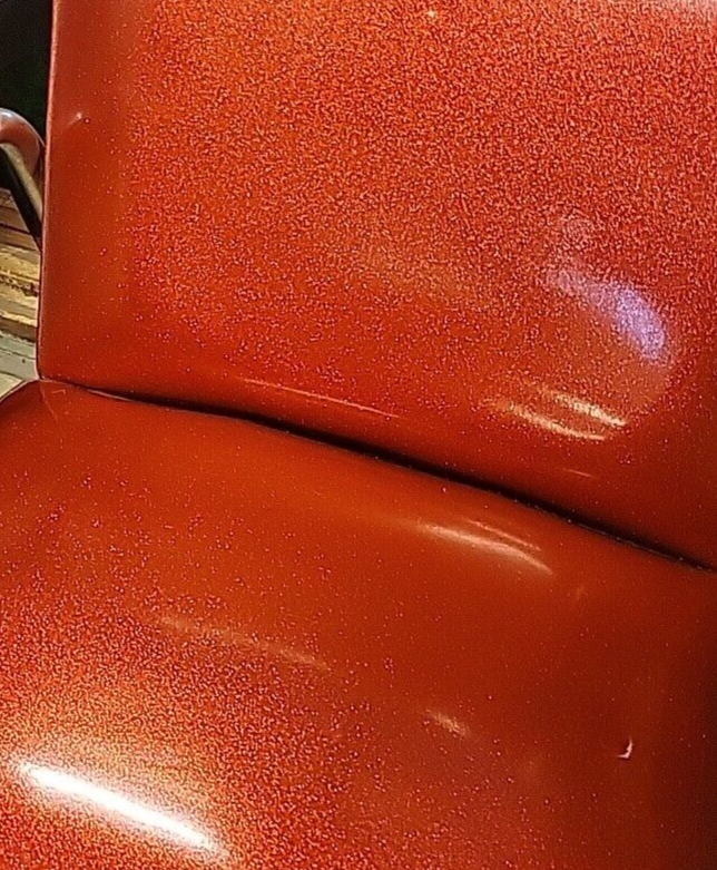 Vintage Retro Beehive Hair Dryer 1950's Sparkily Red Vinyl Chair 3 Available