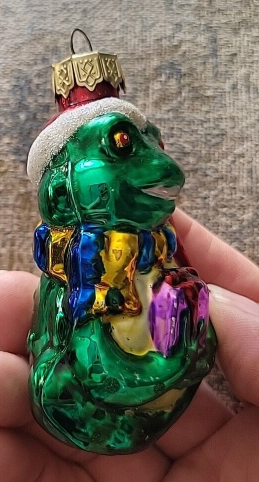 2001 Thomas Pacconi Classics, Tree Ornament Christmas Toad