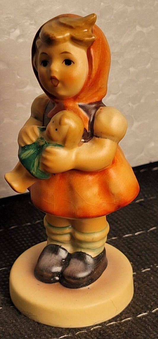 Vintage Hummel Goebel Girl With Doll #239, Figurine TMK3 3.5 Inches
