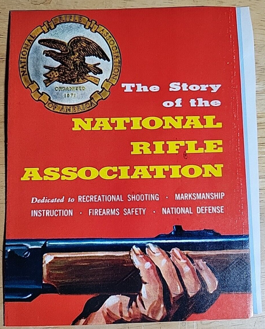 Vintage Pull Out Booklet 'The Story Of The National Rifle Association' 1960's