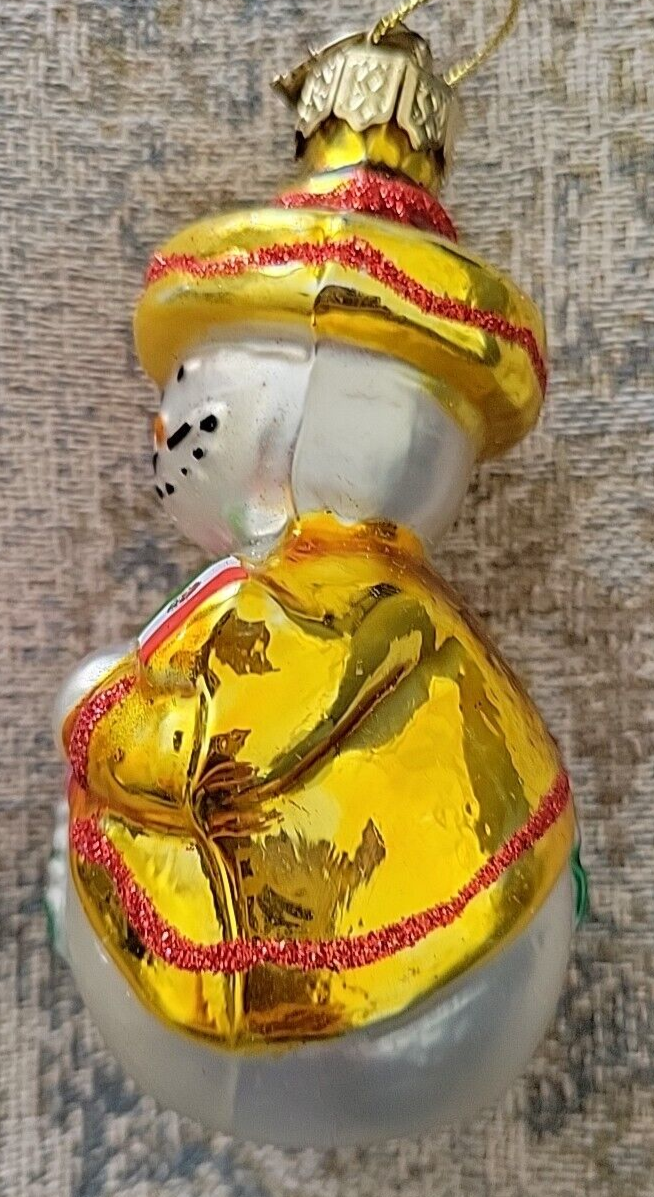 2001 Thomas Pacconi Classics, Tree Ornament Christmas Mexico Snowman