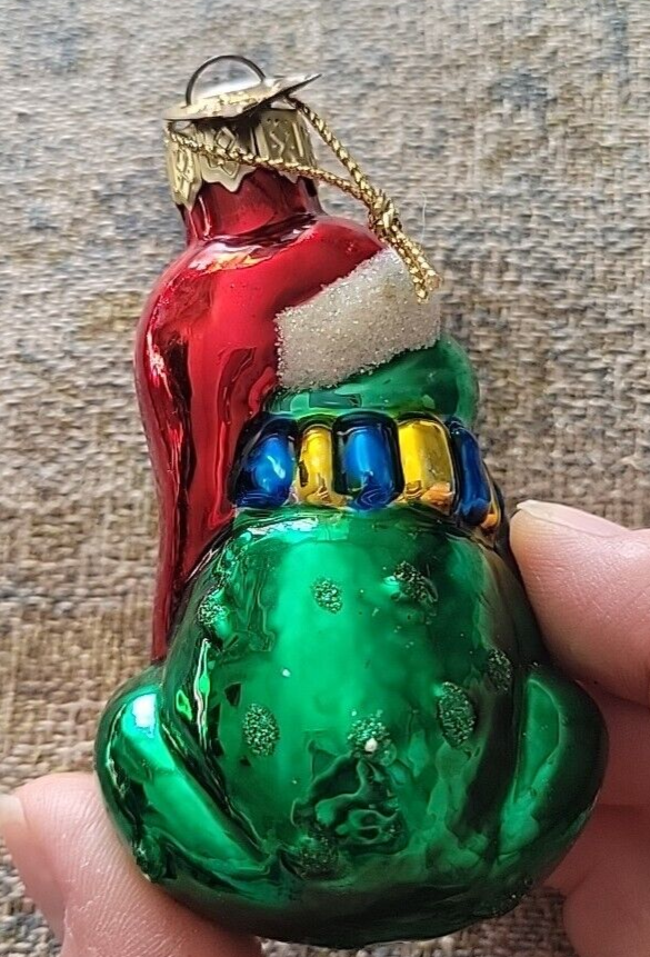 2001 Thomas Pacconi Classics, Tree Ornament Christmas Toad