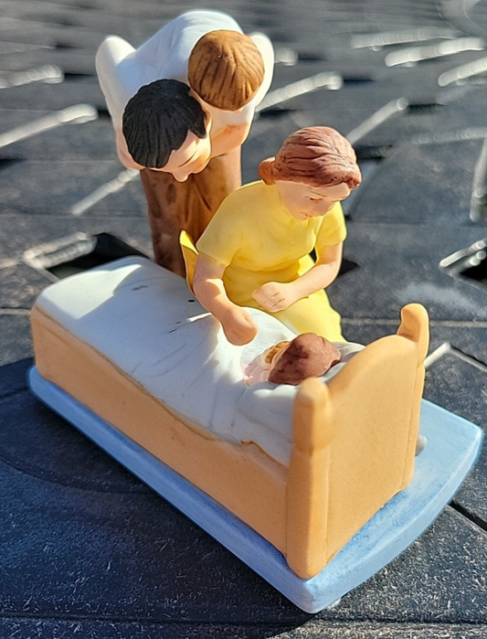 Vintage Norman Rockwell SEP Collection SWEET DREAMS Figurine 1987