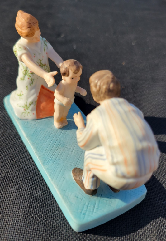 Vintage Norman Rockwell BABY'S FIRST STEP Figurine 1983