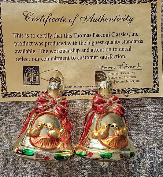 2001 Thomas Pacconi Classics, Tree Ornament Christmas Bell