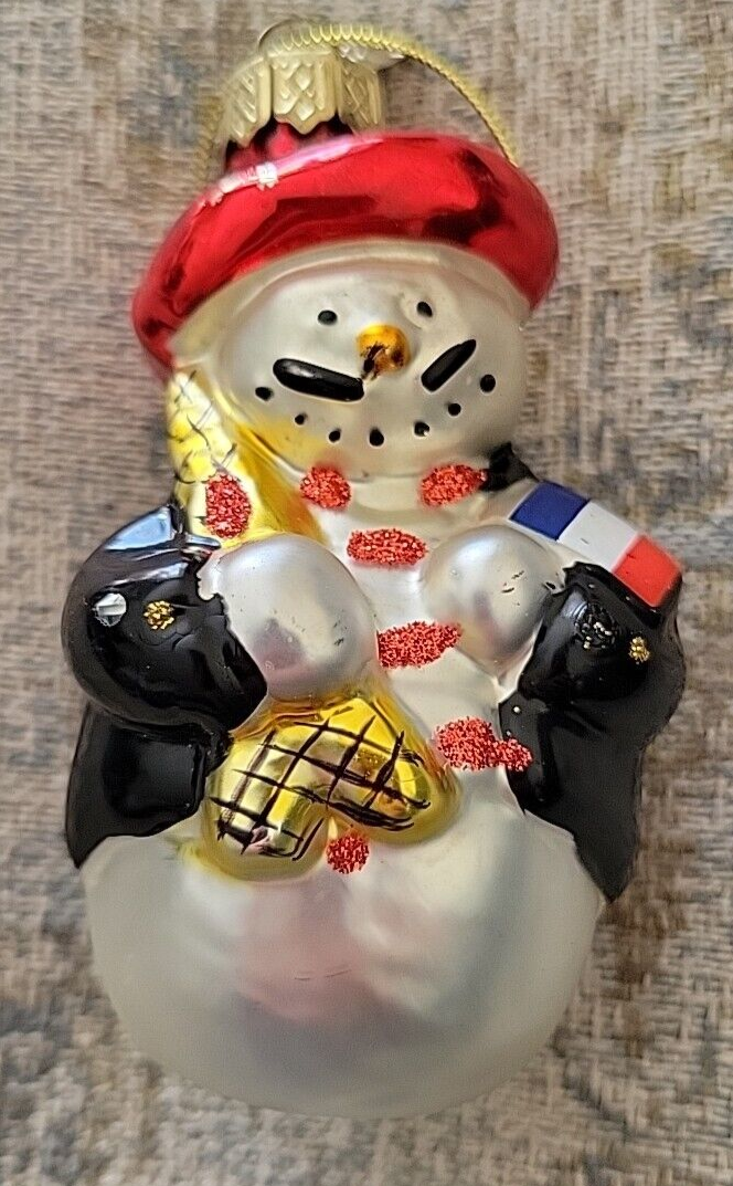 2001 Thomas Pacconi Classics, Tree Ornament Christmas France Snowman