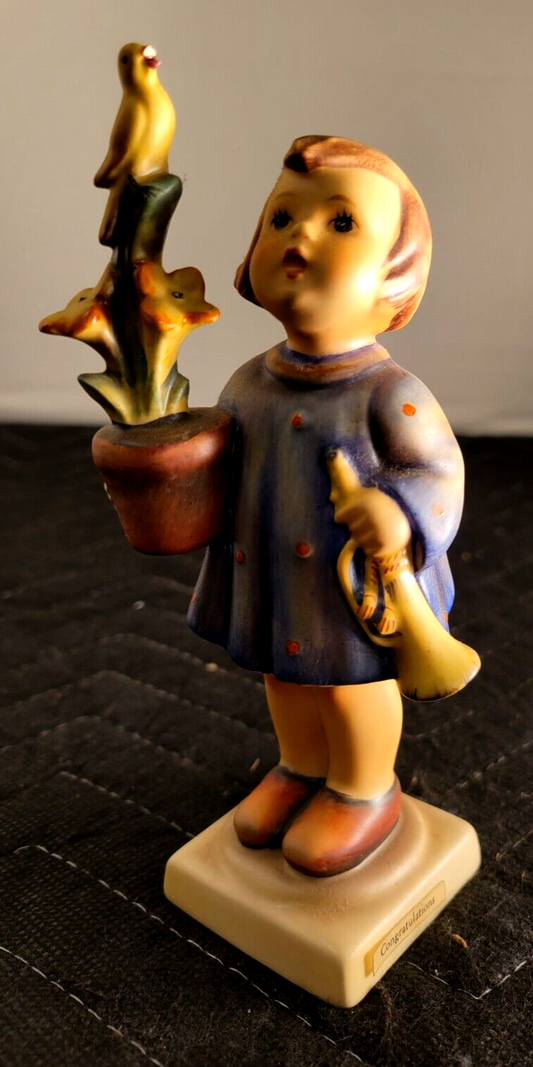 Vintage Hummel Goebel Figurine Congratulations # 17/0 W Germany TMK3