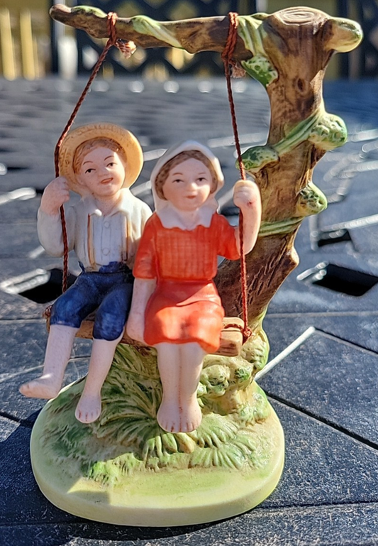 Vintage Norman Rockwell's SUMMER FUN Figurine 1983