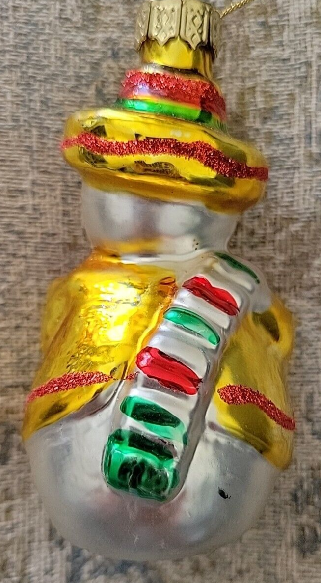 2001 Thomas Pacconi Classics, Tree Ornament Christmas Mexico Snowman