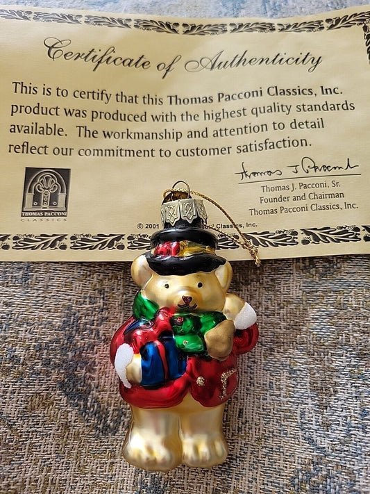 2001 Thomas Pacconi Classics, Tree Ornament Christmas Bear