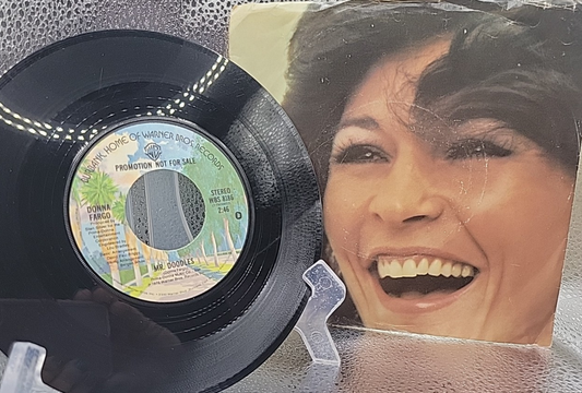 WB Promo 45 Record Donna Fargo Mr. Doodles 1976 WBS8186 w Sleeve NICE!