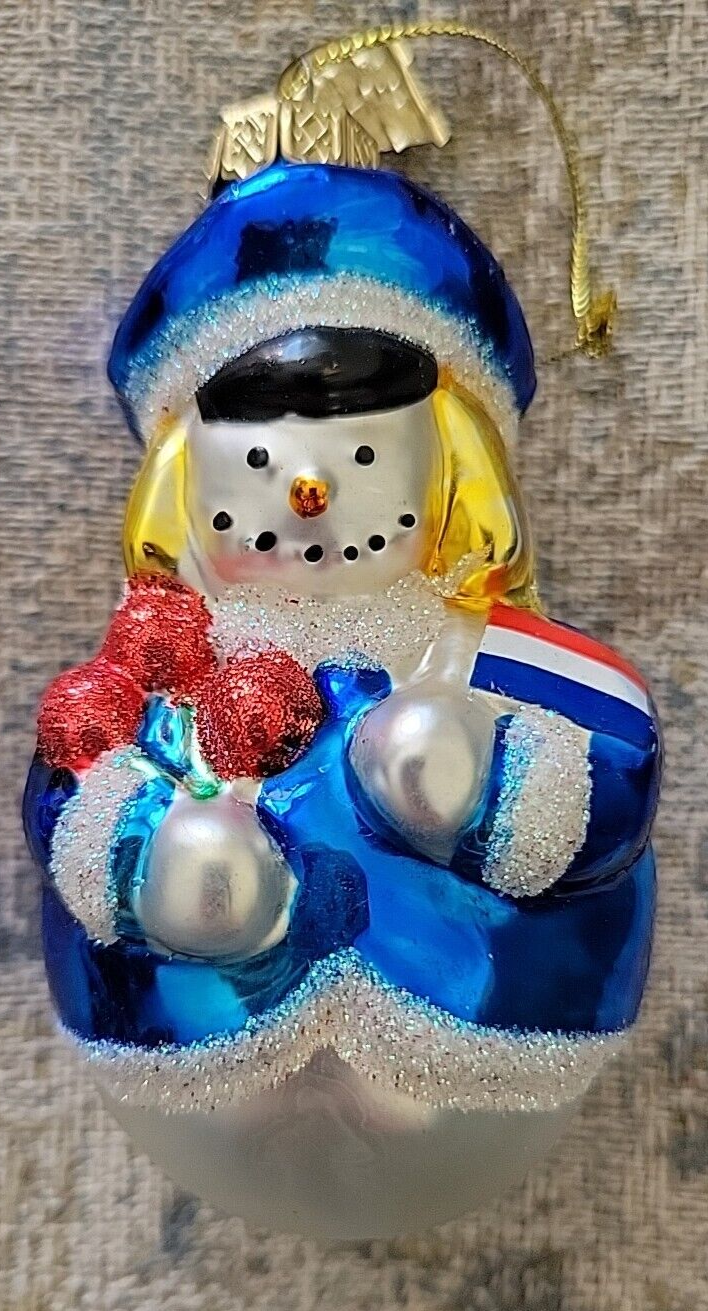 2001 Thomas Pacconi Classics, Tree Ornament Christmas Netherlands Snowman