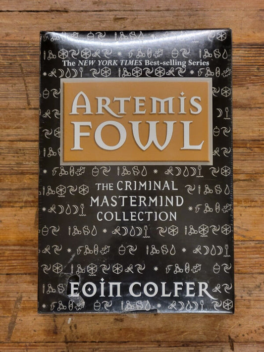 ~SEALED~ Artemis Fowl CRIMINAL MASTERMIND COLLECTION 3 Book Box Set Eoin Colfer