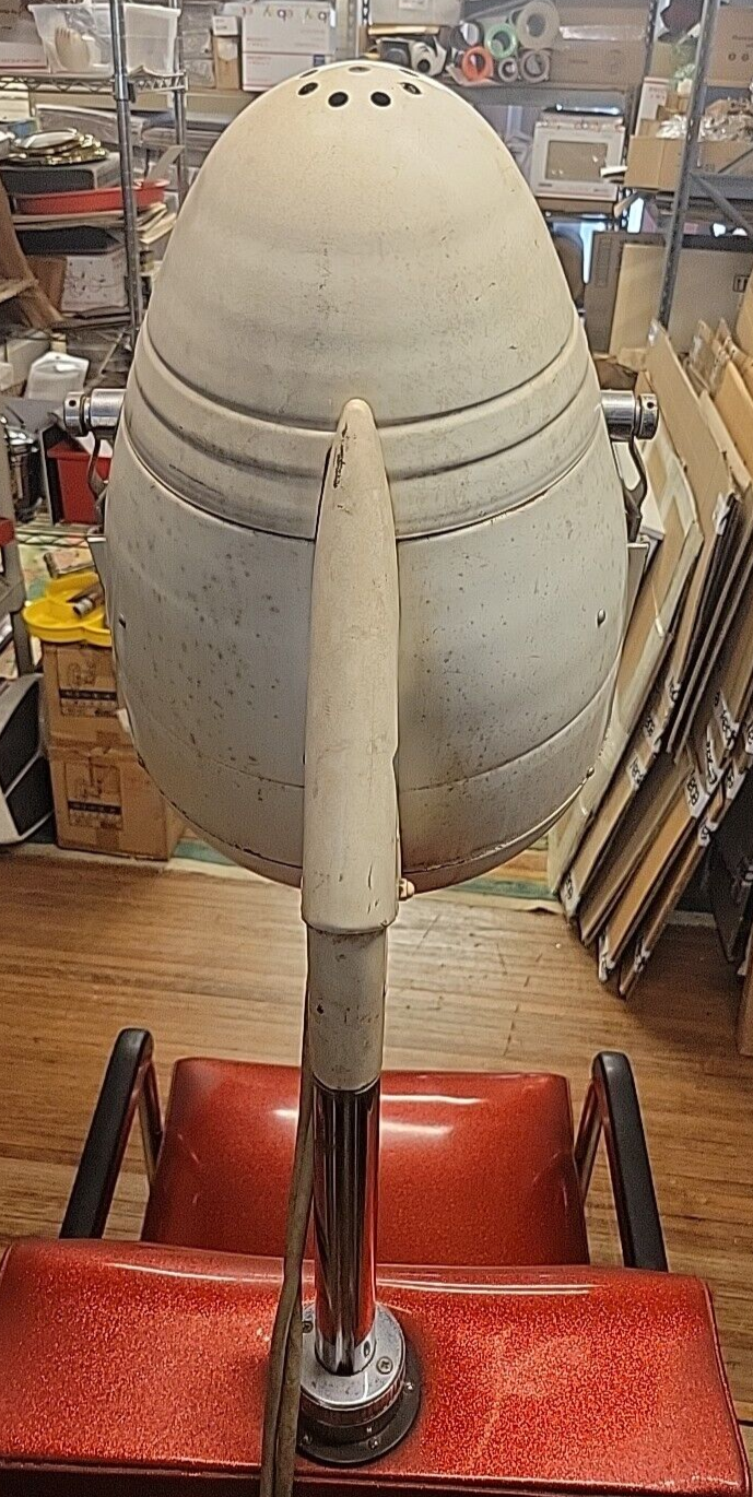 Vintage Retro Beehive Hair Dryer 1950's Sparkily Red Vinyl Chair 3 Available