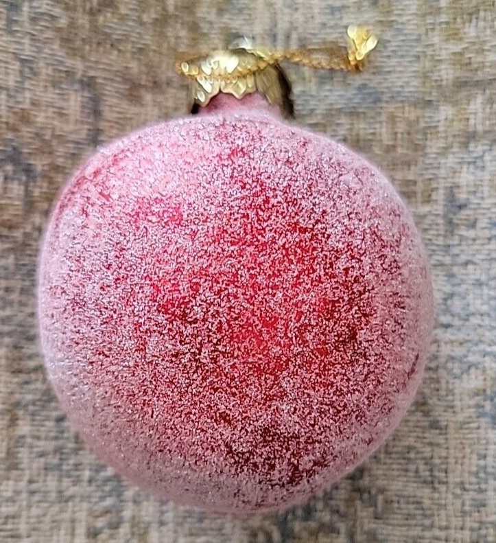 2001 Thomas Pacconi Classics, Tree Ornament Frosted Sliced Peach