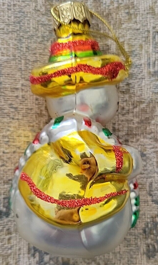 2001 Thomas Pacconi Classics, Tree Ornament Christmas Mexico Snowman
