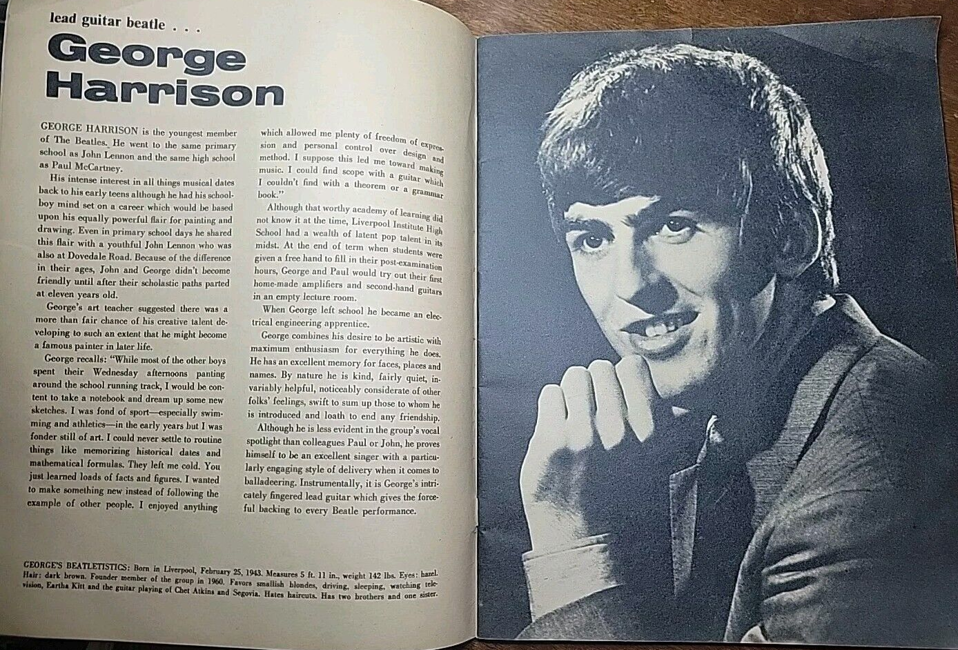 'Meet The Beatles' 1963 Magazine Photos From Their Personal Album
