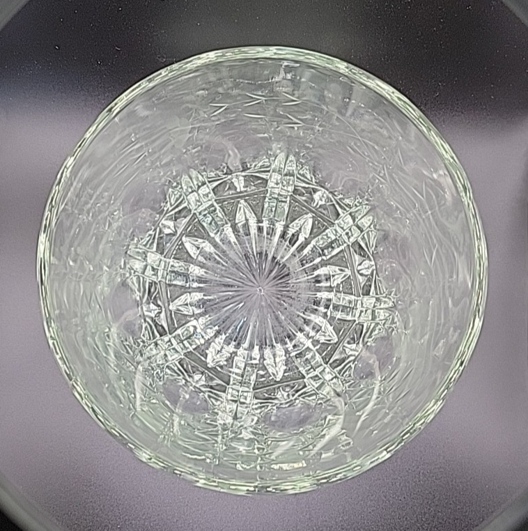 VINTAGE PRINCESS HOUSE 1980'S CRYSTAL ETCHED FLORAL ICE BUCKET