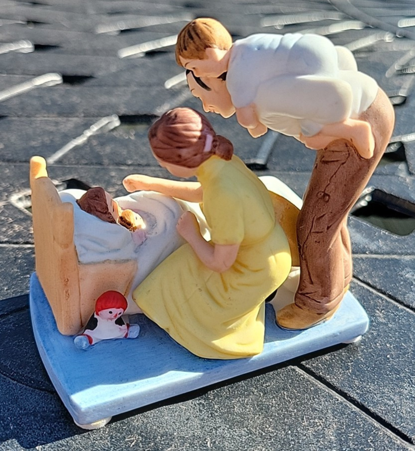 Vintage Norman Rockwell SEP Collection SWEET DREAMS Figurine 1987