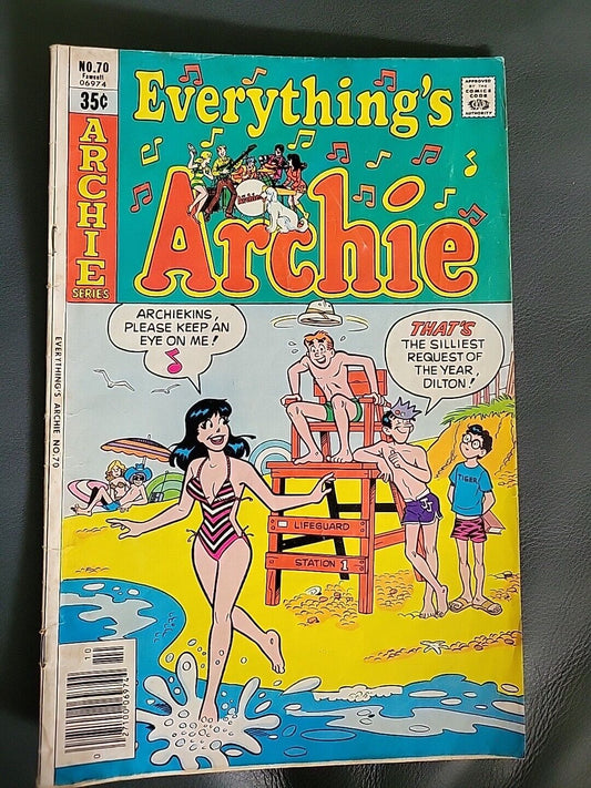 Vintage Comic Everything's Archie #70 October 1978
