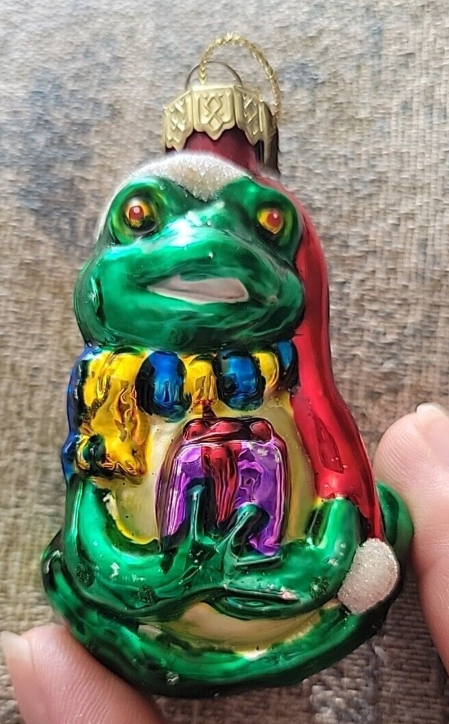 2001 Thomas Pacconi Classics, Tree Ornament Christmas Toad