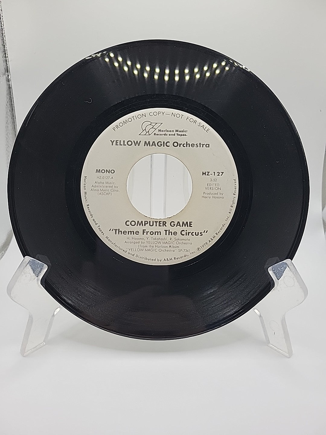 Yellow Magic Orchestra COMPUTER GAME Horizon Music Records Promo 45 1979