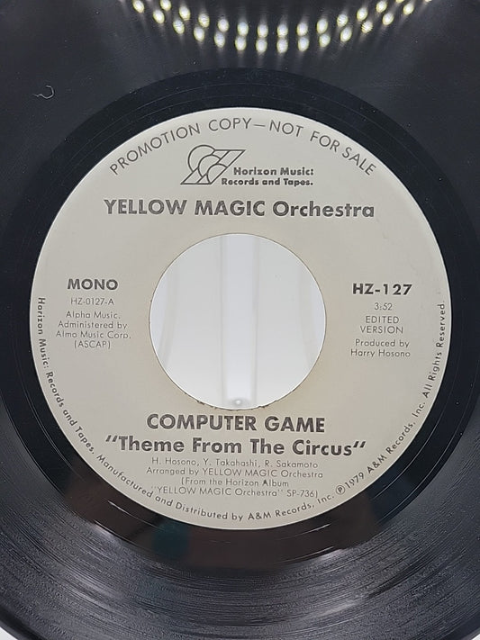 Yellow Magic Orchestra COMPUTER GAME Horizon Music Records Promo 45 1979