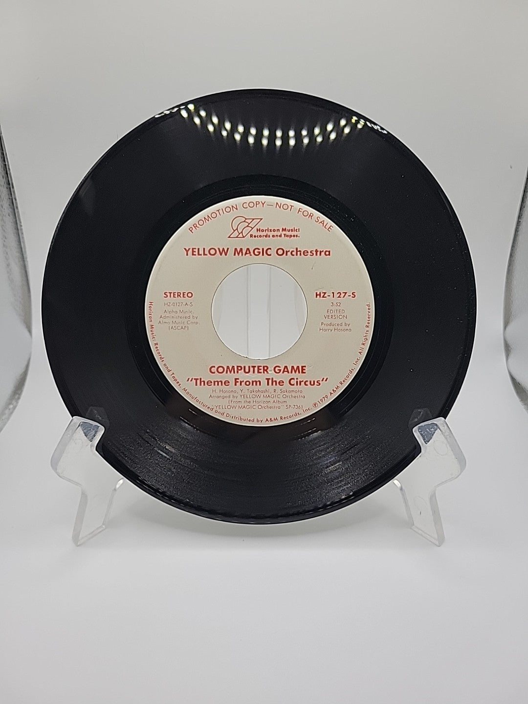 Yellow Magic Orchestra COMPUTER GAME Horizon Music Records Promo 45 1979